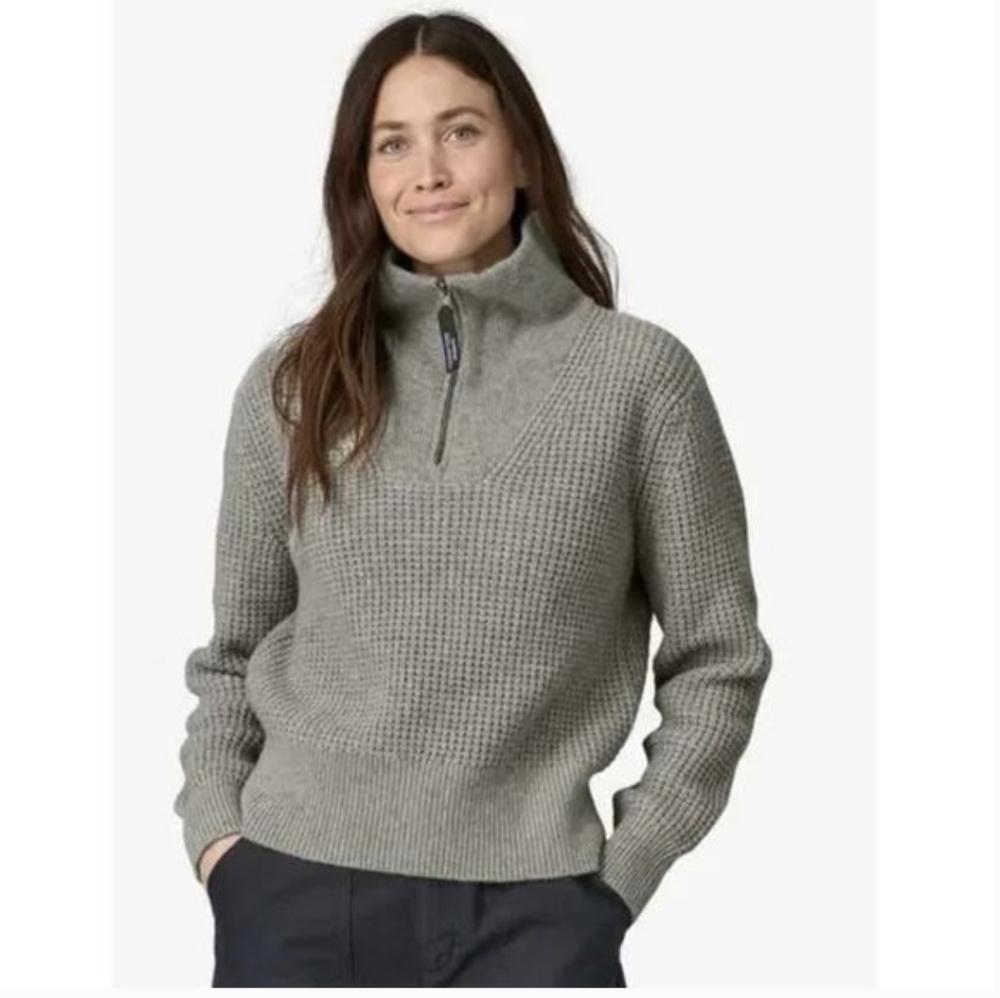 Patagonia Recycled Wool Blend 1/4 Zip Sweater NWT